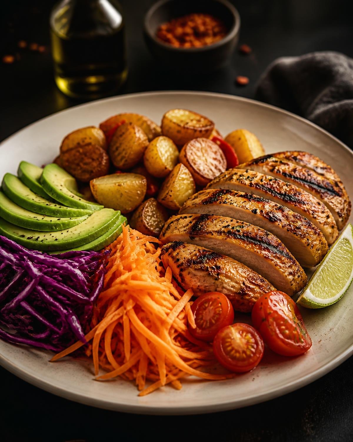 Pollo a la Brasa plate