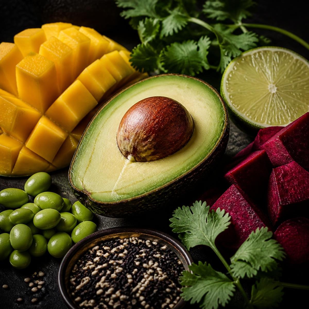 Fresh ingredients used at Alfonso